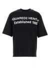 Dsquared2 Logo-print Oversize Cotton T-shirt In Multi