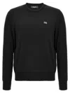 Dsquared2 Black Crewneck Sweater In Black