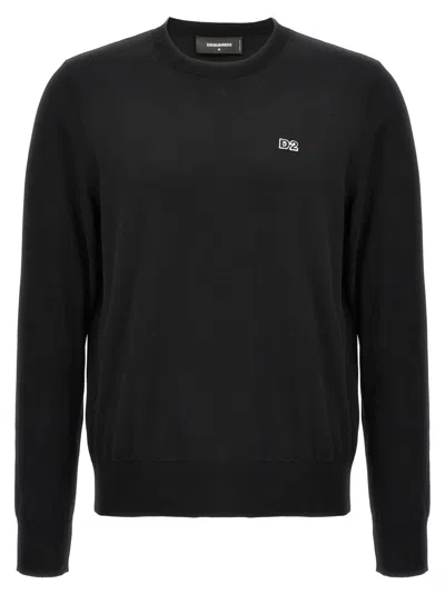Dsquared2 Black Crewneck Sweater