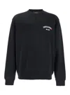 Dsquared2 Black Crewneck Sweatshirt With Logo Lettering On The Front In Cotton Man In Black