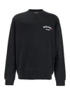 Dsquared2 Black Crewneck Sweatshirt With Logo Lettering On The Front In Cotton Man In Black