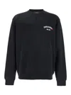 Dsquared2 Black Crewneck Sweatshirt With Logo Lettering On The Front In Cotton Man In Black