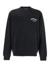 Dsquared2 Black Crewneck Sweatshirt With Logo Lettering On The Front In Cotton Man In Multicolor