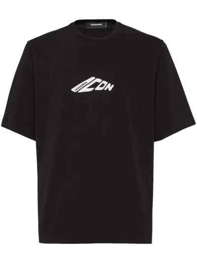 DSQUARED2 BLACK CREWNECK T-SHIRT