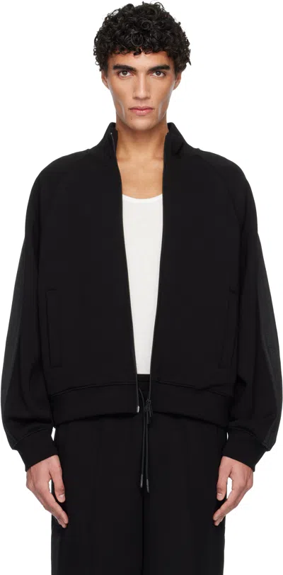 Dsquared2 Black D2 Tape Zipped Jacket