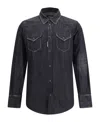 Dsquared2 Dsquared Black Denim Western Shirt