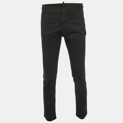Pre-owned Dsquared2 Black Denim Cool Guy Jean M Waist Waist 34"