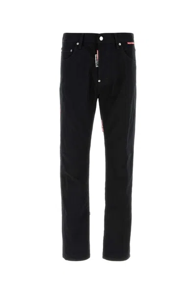 DSQUARED2 DSQUARED2 BLACK DENIM DSQUARED X MAGLIANO PROTESTA 642 JEANS