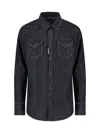 Dsquared2 Dsquared Black Denim Western Shirt