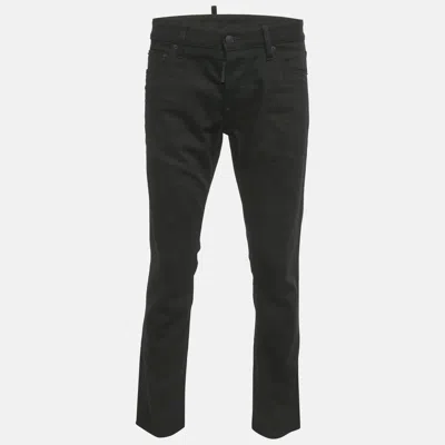Dsquared2 Black Denim Slim Fit Jeans L Waist