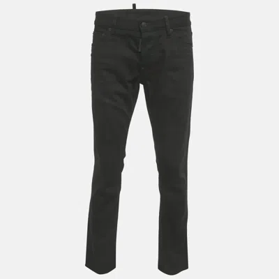 Pre-owned Dsquared2 Black Denim Slim Fit Jeans L Waist 35"
