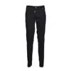 Dsquared2 Black Denim Twiggy Jeans In Black
