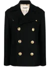 Dsquared2 Black Double-breasted Blazer In Black