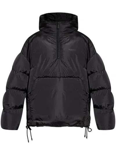 DSQUARED2 LOGO-EMBROIDERED DOWN JACKET