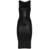 Dsquared2 Ribbed-knit Dress In Black