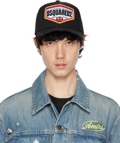 Dsquared2 Black '' Logo Baseball Cap