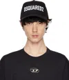 Dsquared2 Black '' Technicolor Baseball Cap In Black+white