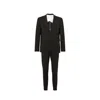 Dsquared2 Black Elastane Two-piece Suit In Black