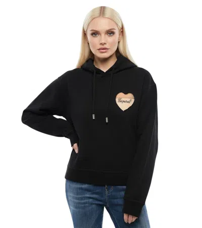 Dsquared2 Black Embellished Hood Sweatshirt