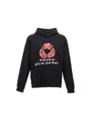 Dsquared2 One Life One Planet Recycled Leaf Hoodie In Black