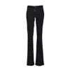 Dsquared2 Black Flare Twiggy Denim Jeans In Black