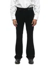 Dsquared2 Black Flat Front Pants In Black