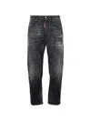 Dsquared2 Black Fog Bro Jeans In Black