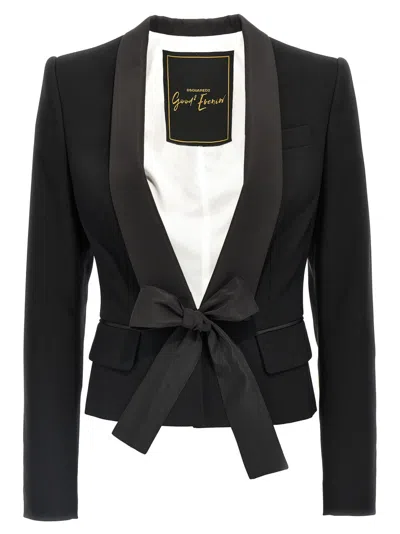 DSQUARED2 BLACK GATSBY BLAZER