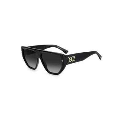 Dsquared2 Black Gold Acetate Sunglasses