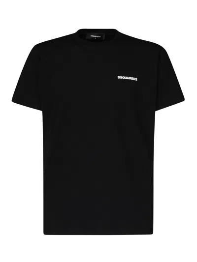 Dsquared2 Black Graphic Print T Shirt