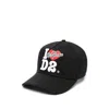 Dsquared2 Distressed Logo-detail Baseball Cap In Black