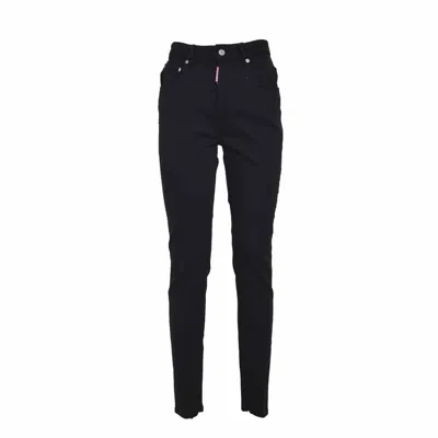 Dsquared2 Black High-waist Twiggy Jeans