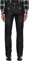 Dsquared2 Black Honda Cool Guy Jeans In Black