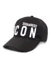 Dsquared2 Be Icon Baseball Cap In Black