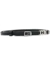 Dsquared2 Black Icon Solid Adjustable Belt In Black