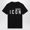 Dsquared2 Man T-shirt Black Size L Cotton In Black