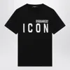 Dsquared2 Man T-shirt Black Size L Cotton In Black