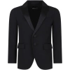 Dsquared2 Black Jacket For Boy In Black