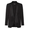 Dsquared2 X Magliano Attached-scarf Blazer In Black