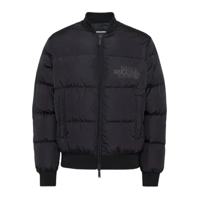 DSQUARED2 DSQUARED2 BLACK JACKETS - PADDED & DOWN JACKETS MEN