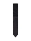 DSQUARED2 BLACK JACQUARD SILK TIE