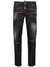Dsquared2 Jennifer Low-rise Skinny Jeans In Black