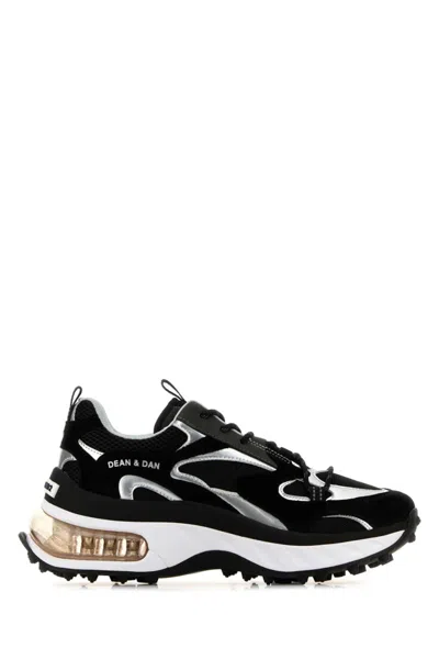 Dsquared2 Black Lace Up Sneakers