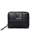 Dsquared2 Quilted Leather Wallet With Metal Logo