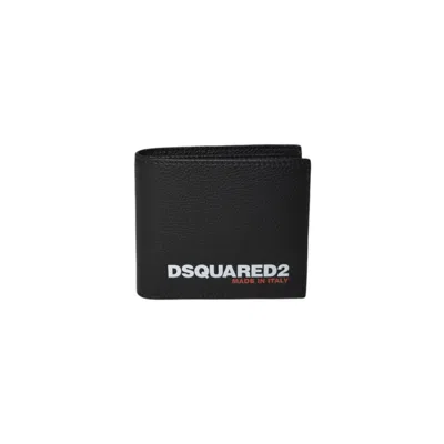 Dsquared2 Black Leather Bob Coin Wallet