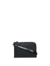 Dsquared2 Black Leather Clutch Bag In Black