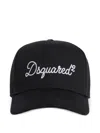 Dsquared2 Black Logo Baseball Hat In Black