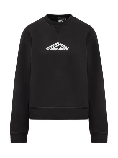 Dsquared2 Black Logo Crew Neck Sweatshirt