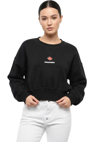 Dsquared2 Black Logo Crew Neck Sweatshirt