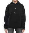 Dsquared2 Monogram-plaque Drawstring Hoodie In Black